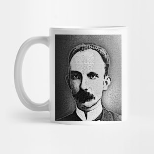 José Martí Black And White Portrait | Jose Marti Artwork Mug